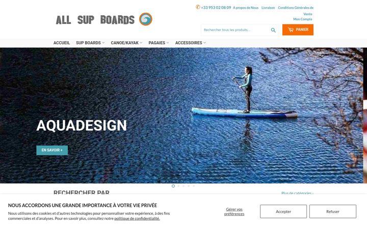 Screenshot of allsupboards.com