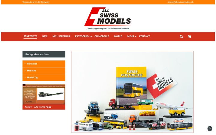 Screenshot of allswissmodels.ch