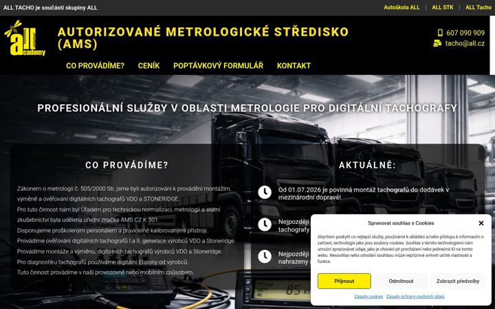 Screenshot von alltacho.cz