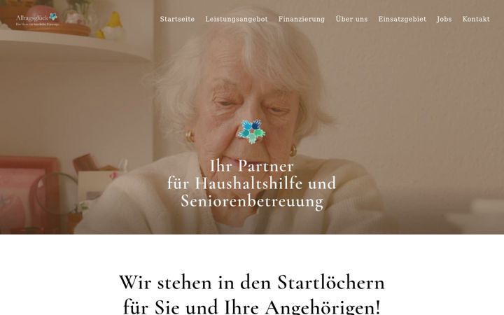 Snímek obrazovky alltags-glueck.de