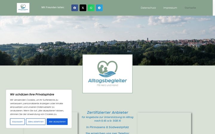 Screenshot of alltagsbegleiter-kirchberg.de