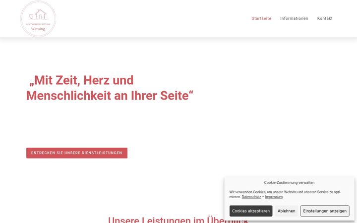 Screenshot of alltagsbegleitung-wensing.de