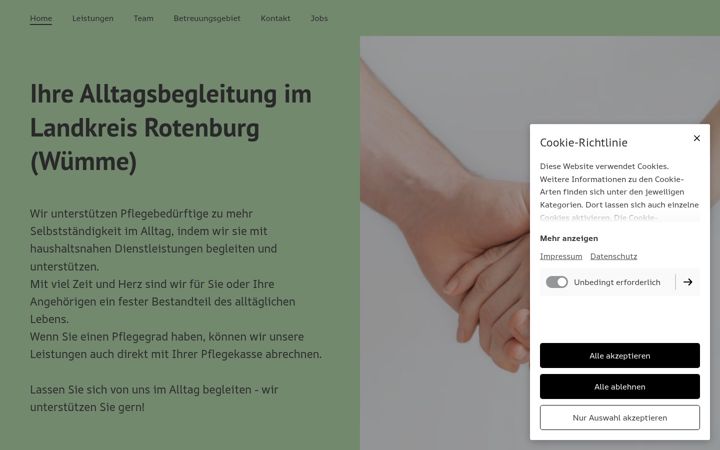 Screenshot of alltagsbegleitungdoege.de