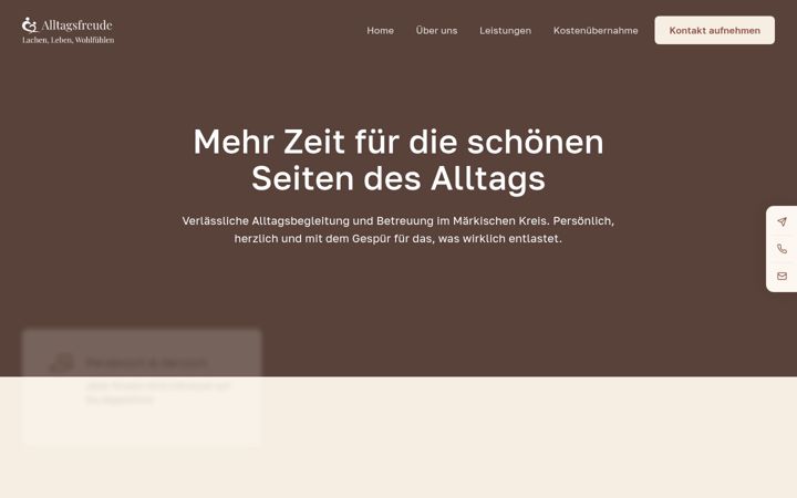 Snímek obrazovky alltagsfreude-sauerland.de