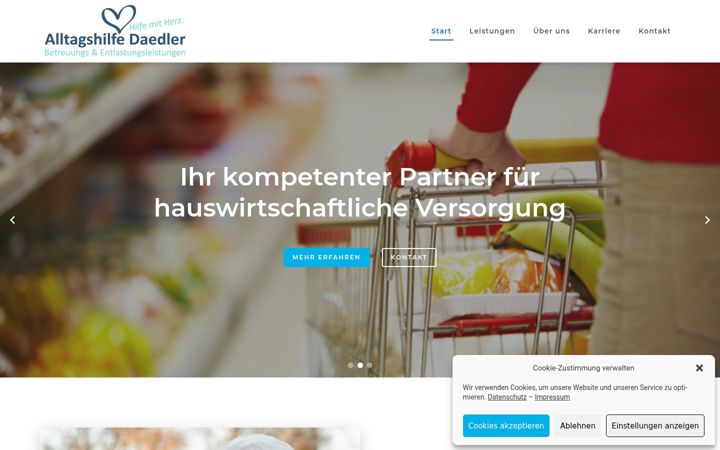 Snímek obrazovky alltagshilfe-daedler.de