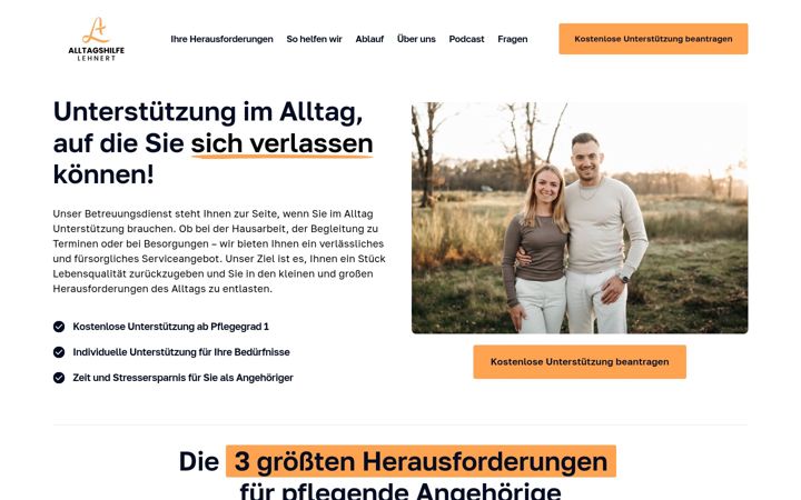 Snímek obrazovky alltagshilfe-lehnert.de