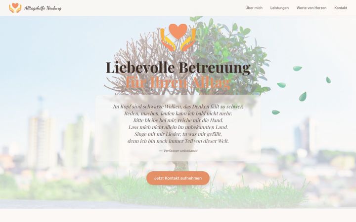 Snímek obrazovky alltagshilfe-neuburg.de