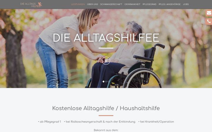 Screenshot von alltagshilfee.de