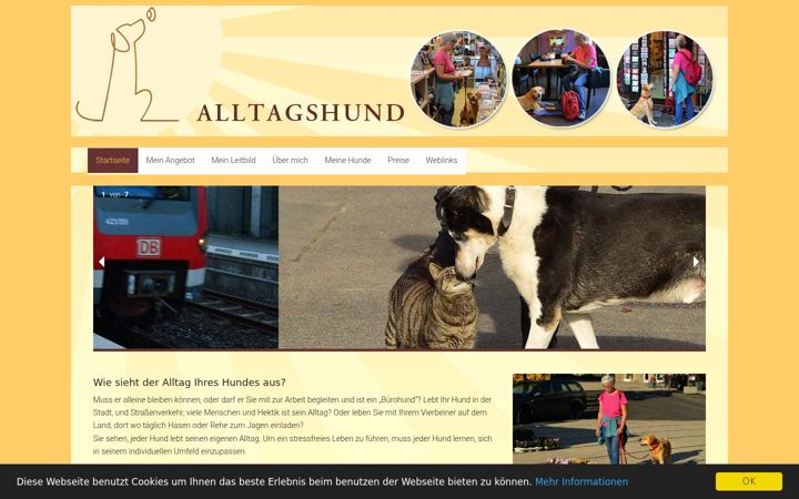Screenshot of alltagshund.de