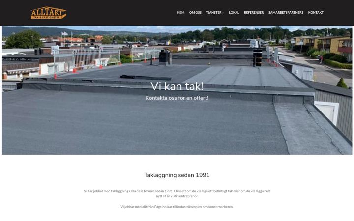 Screenshot of alltaki.se
