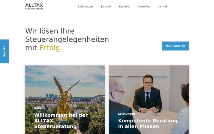 Screenshot di alltax.de