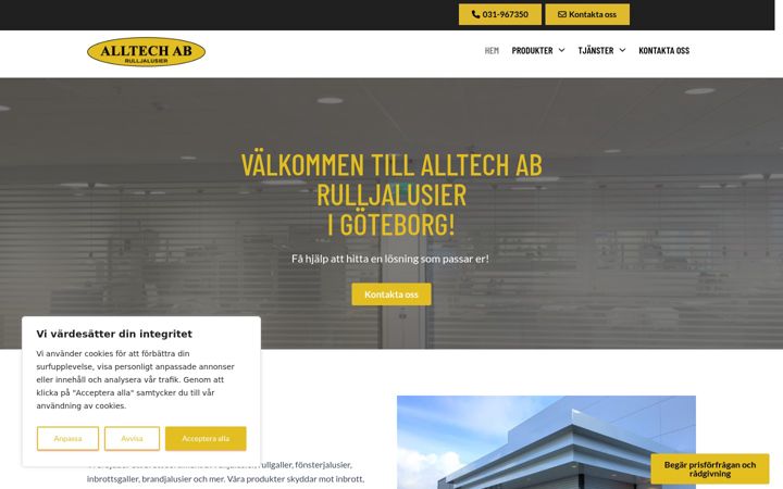 Screenshot of alltechab.se