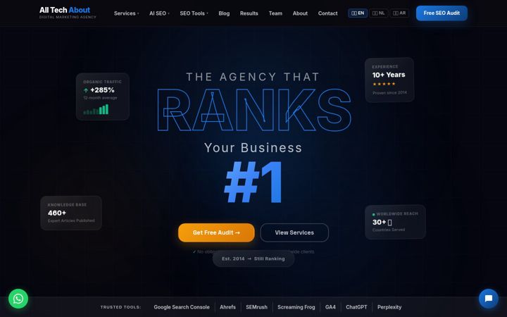 Screenshot of alltechabout.com