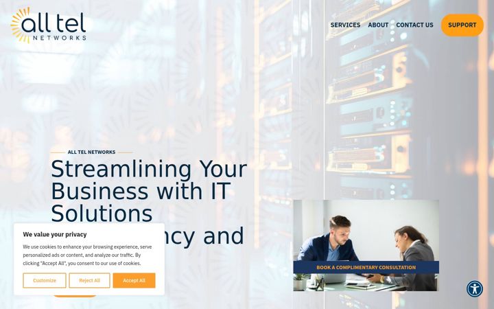Screenshot of alltelnetworks.com