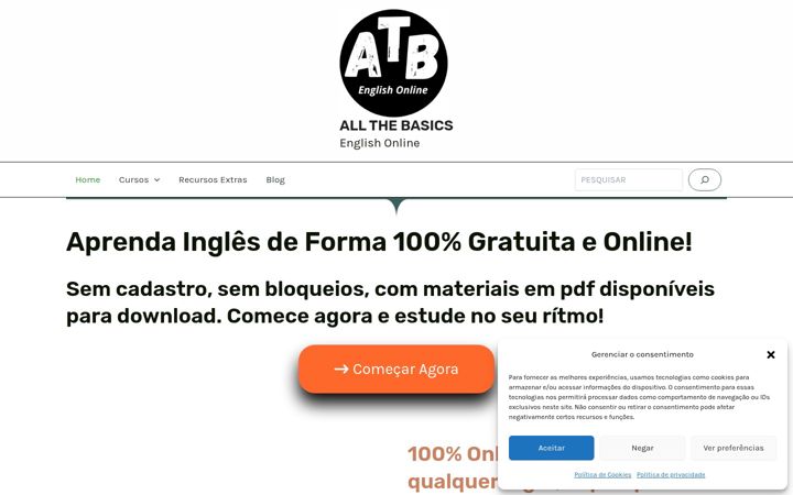 Skjámynd af allthebasics.com.br