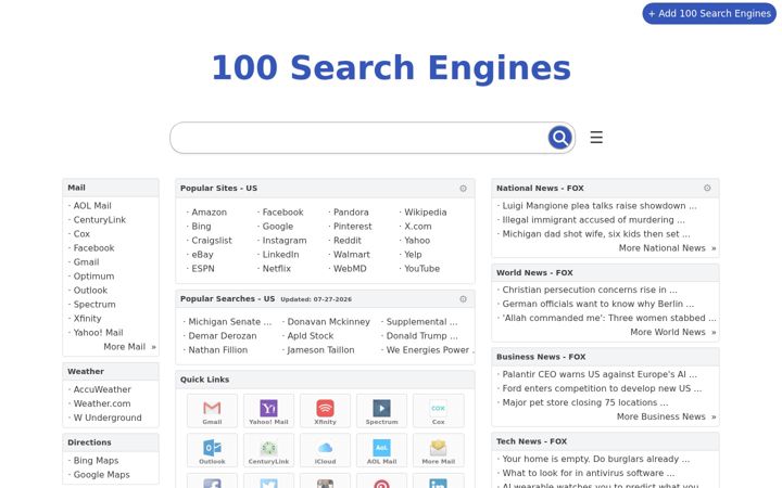 Screenshot of alltheinternet.com