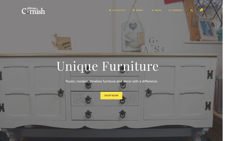 Screenshot ta' allthingscornish.com