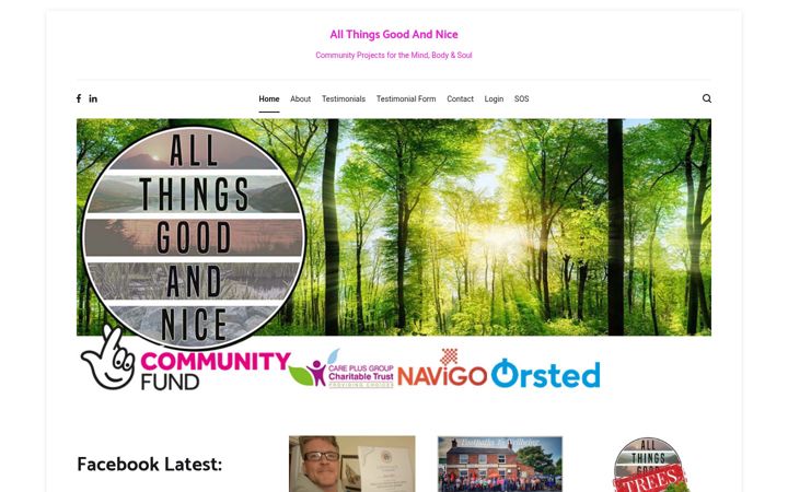 Screenshot of allthingsgoodandnice.co.uk