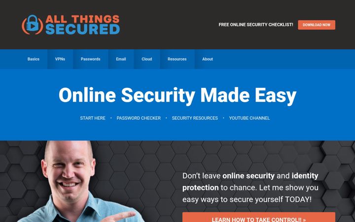 Screenshot of allthingssecured.com