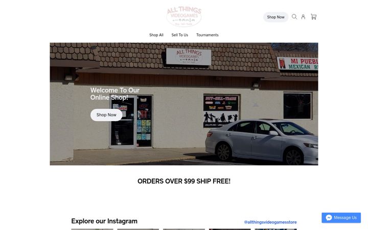 Screenshot of allthingsvideogames.com
