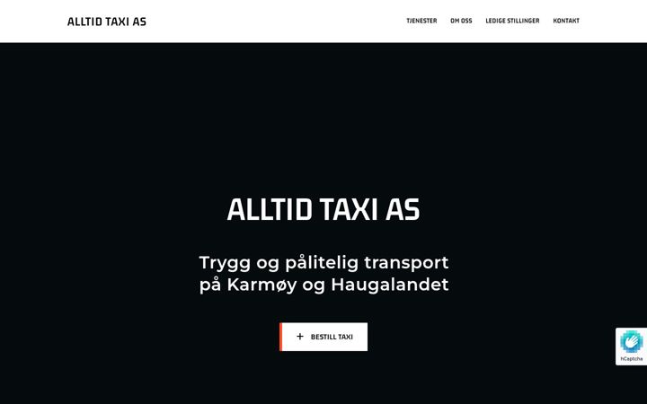 Screenshot of alltidtaxi.no
