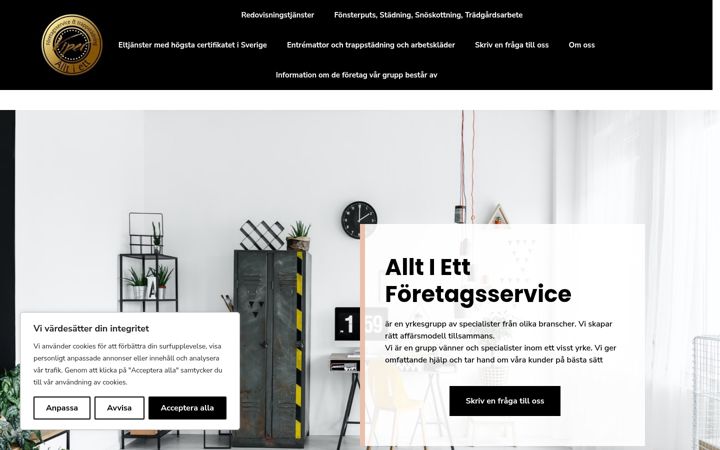 Screenshot του alltiett-service.se