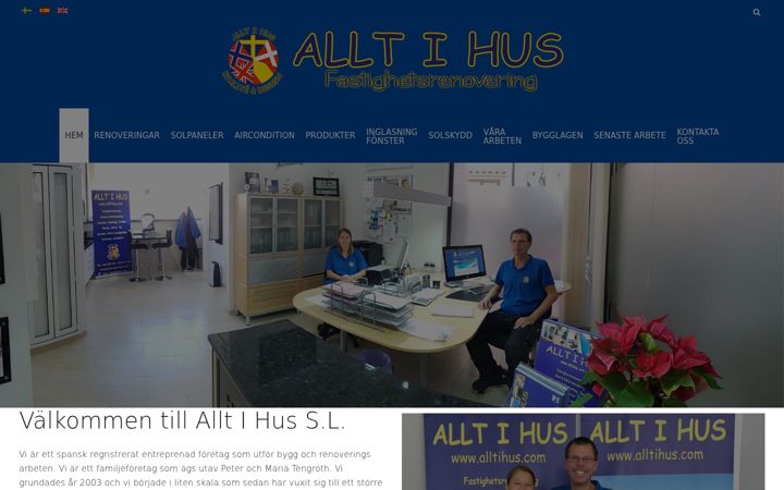 Screenshot of alltihus.com