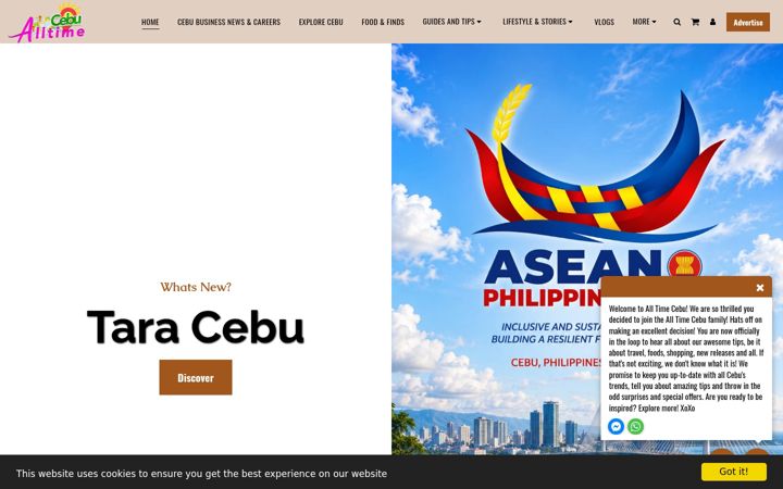 Screenshot of alltimecebu.com