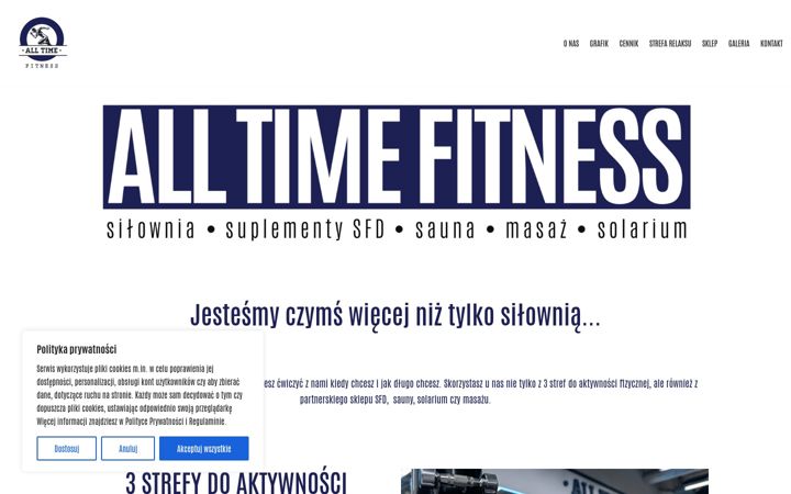 Screenshot of alltimefitness.eu