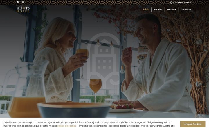 Screenshot of alltohotel.com