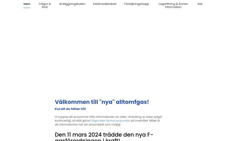 Screenshot of alltomfgas.se