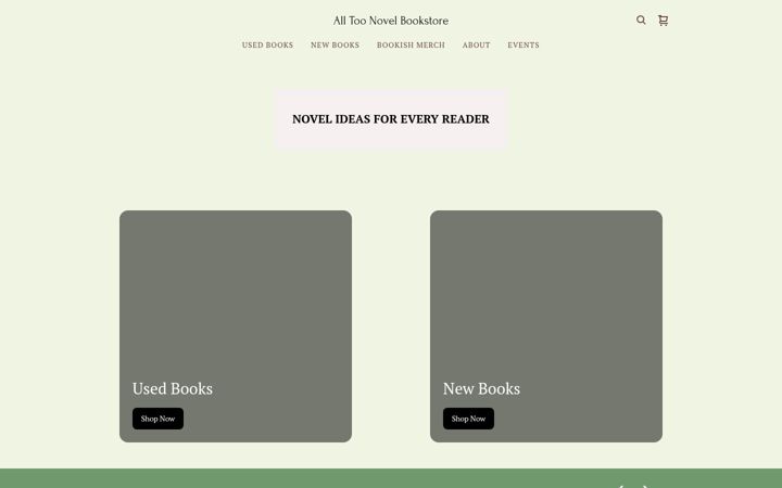 Screenshot of alltoonovel.com