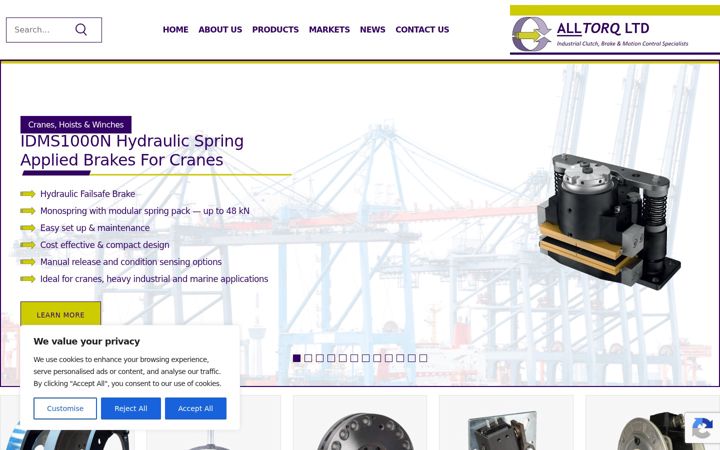 Screenshot of alltorq.com