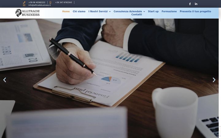 Screenshot von alltradebusiness.it