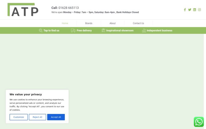 Screenshot of alltradepoint.co.uk