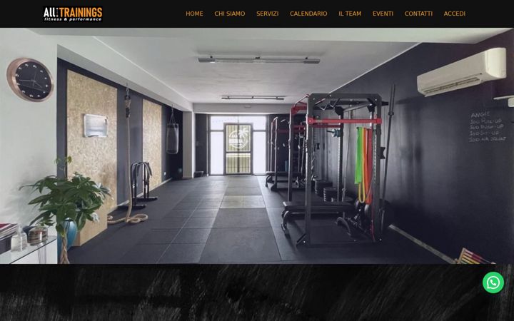 Screenshot von alltrainings.it