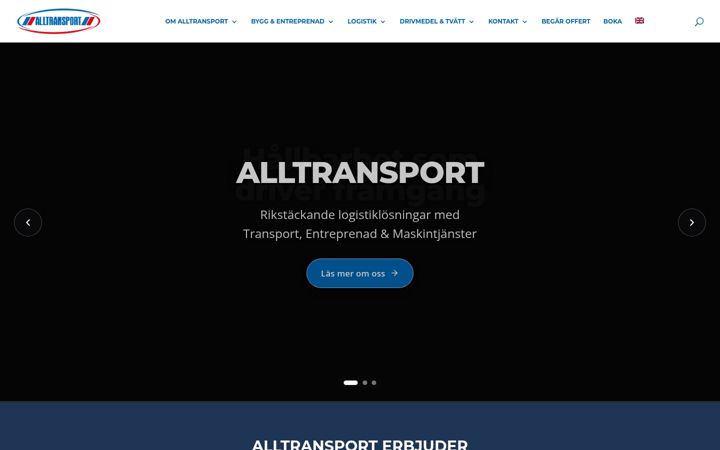 Screenshot of alltransport.se