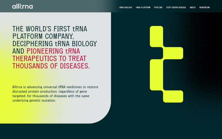 Screenshot of alltrna.com