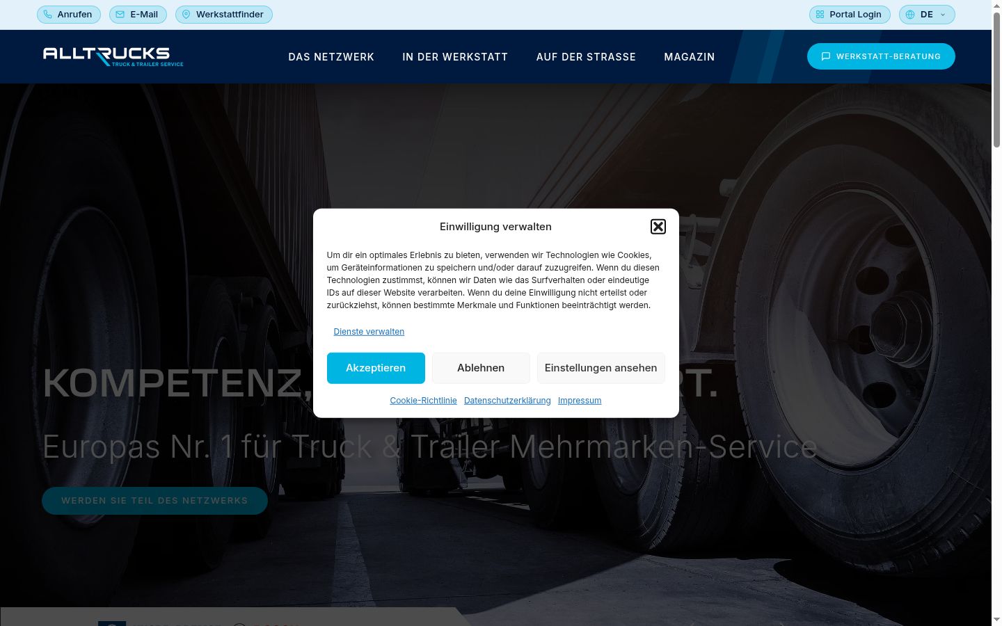 Sutikimo reklamjuostės, rodytos prieš bet kokią sąveiką, ekrano kopija