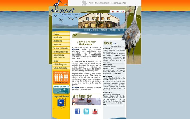 Screenshot of allucant.com