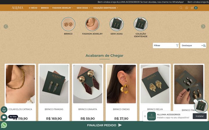 Screenshot von allumaacessorios.com.br