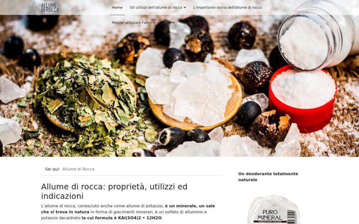 Screenshot of allumedirocca.eu