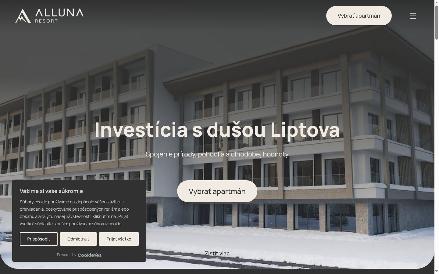 Sutikimo reklamjuostės, rodytos prieš bet kokią sąveiką, ekrano kopija