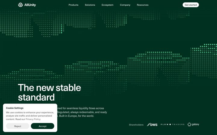 Screenshot of allunity.com