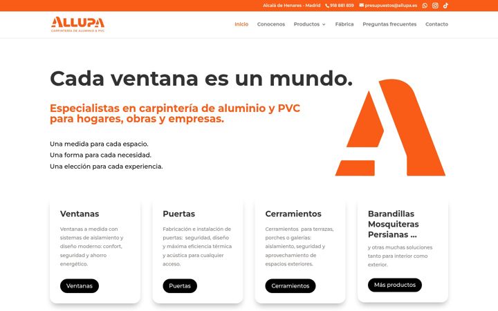 Screenshot of allupa.es