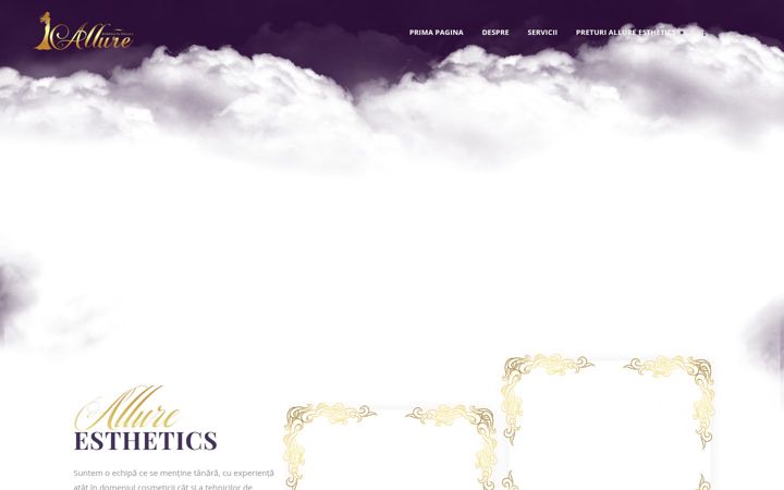 Screenshot of allure-esthetics.ro