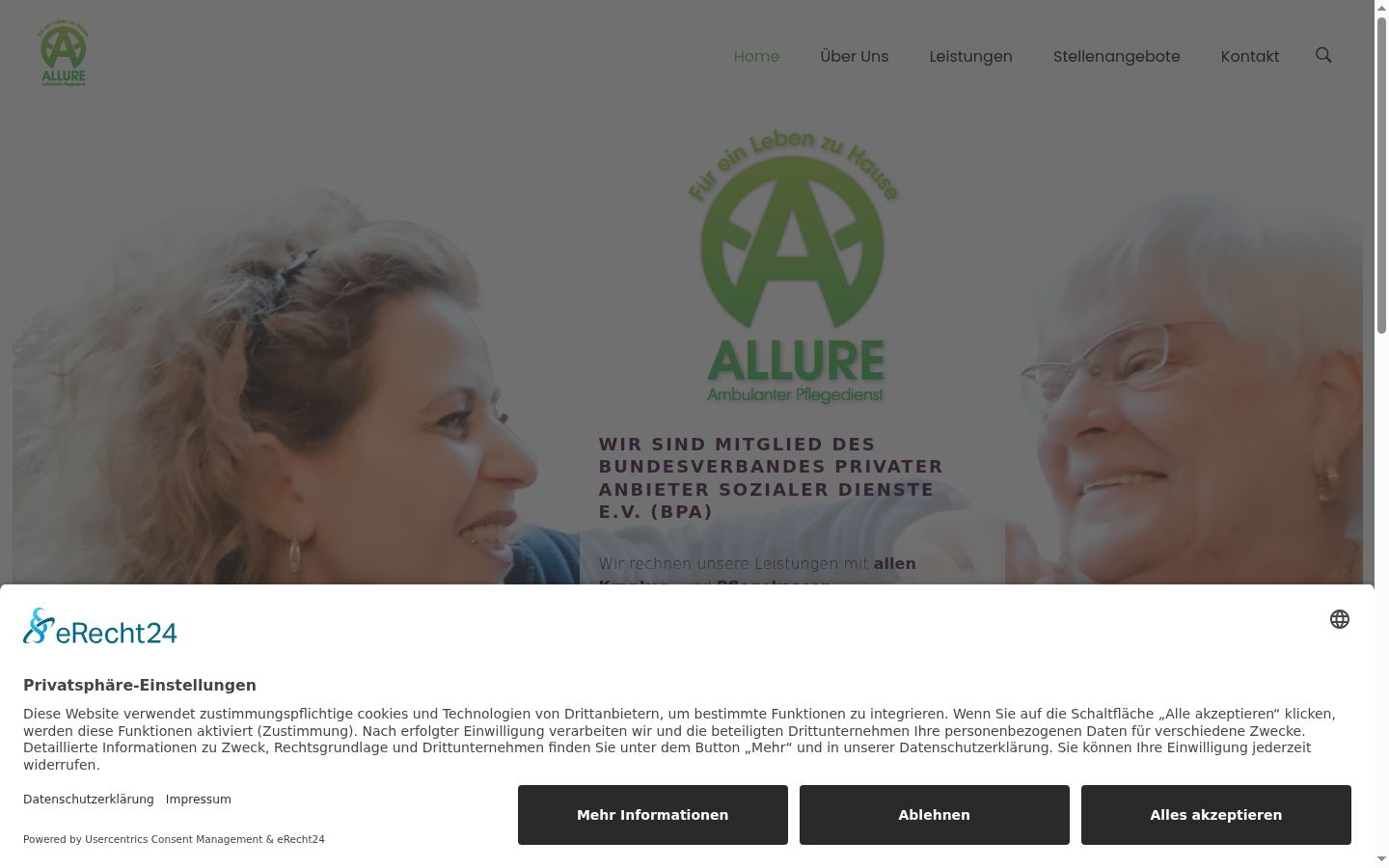 Screenshot tal-banner tal-kunsens muri qabel kwalunkwe interazzjoni