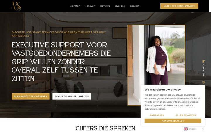 Screenshot of allurebusiness-support.nl