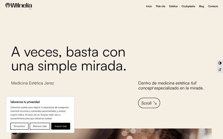 Screenshot of allureestetica.com