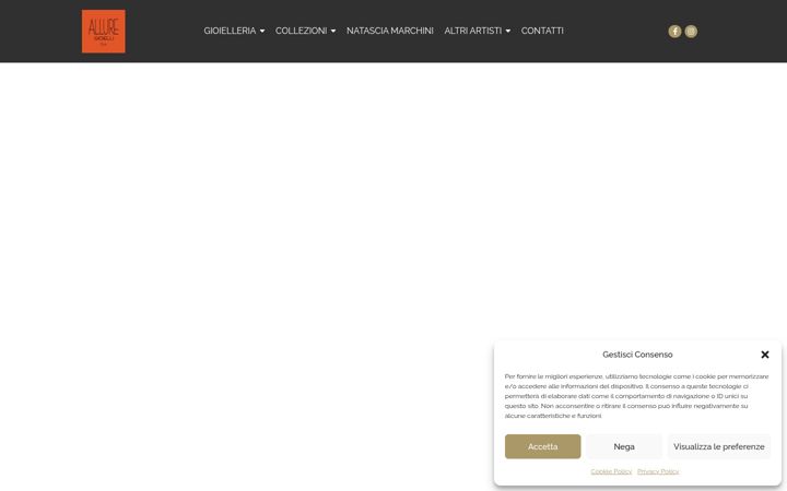 Screenshot of alluregioielli.it